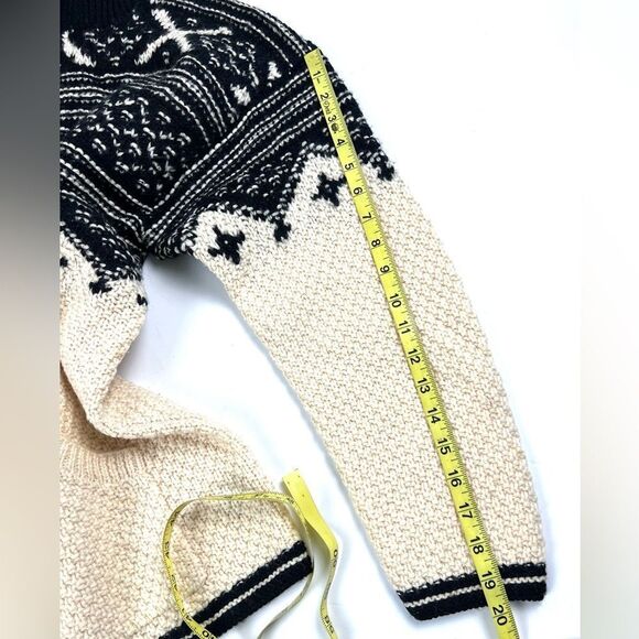 Vintage Lauren Ralph Lauren 100% Wool 1/4 Zip Pullover Sweater - Picture 9 of 10